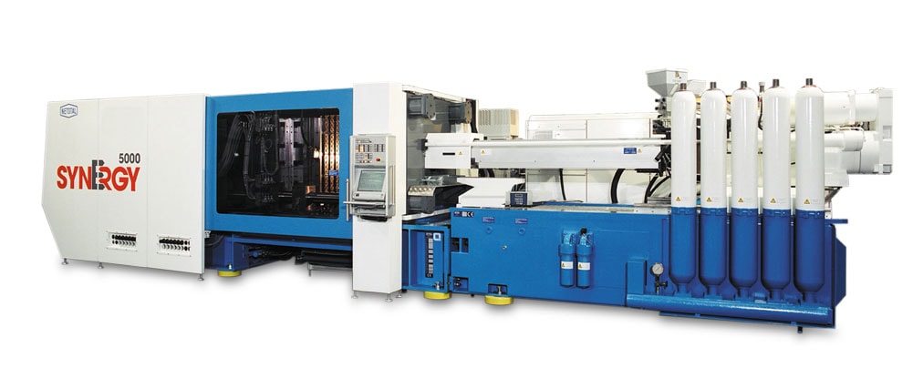 Spritzgussmaschine (hydraulisch, 5000/6000 kN)