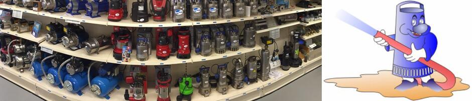 Online shop for pumps and accessories