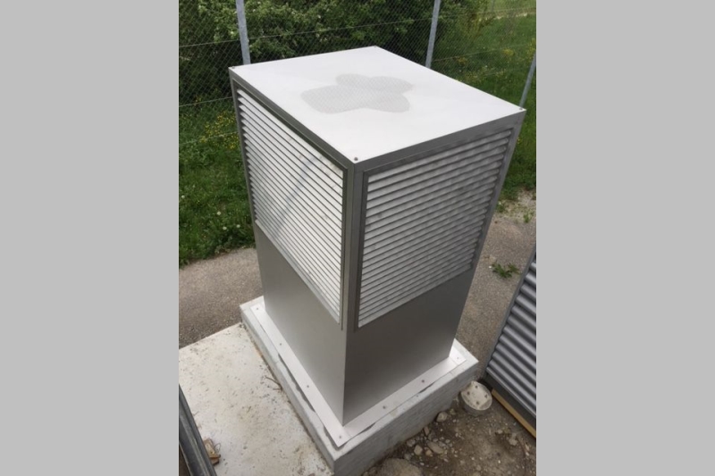 Dachaufbau DAWS mit Wetterschutzgitter