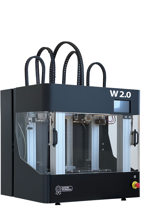 3D-Drucker W2.0 (geschlossener Zustand)