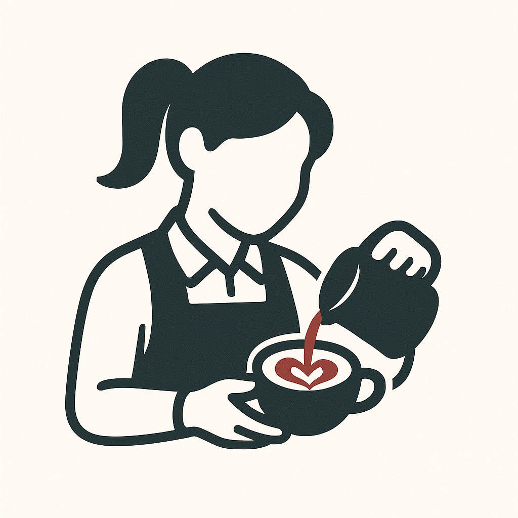 Professionell ausgebildete Baristi