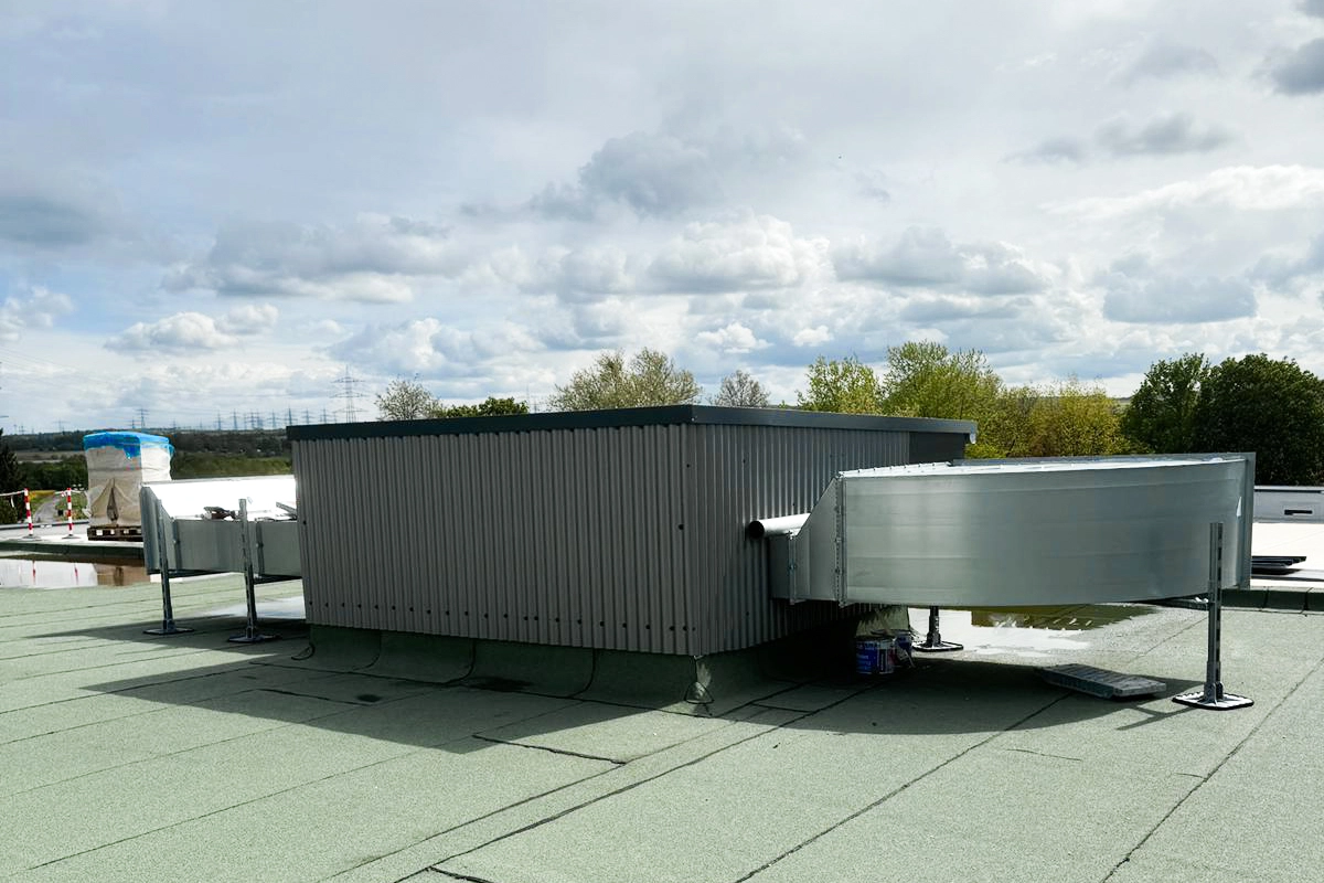 Klimaanlage auf Dach