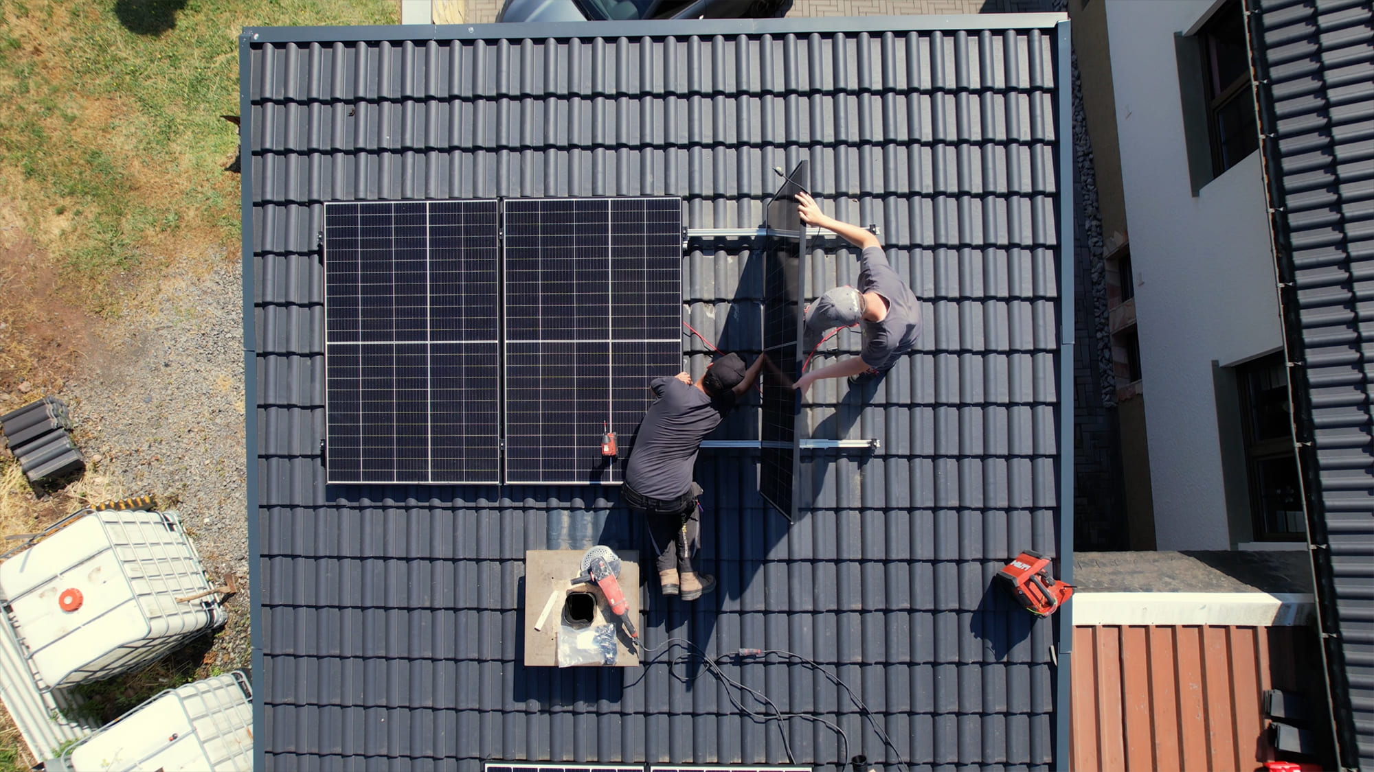 Photovoltaikanlage auf Hausdach