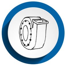 Axialventilatoren, korrosionsbeständig