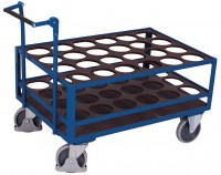 Stahlflaschenwagen mit Totmannbremse