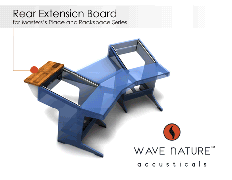 Rear Extension für Studiotisch-Serie