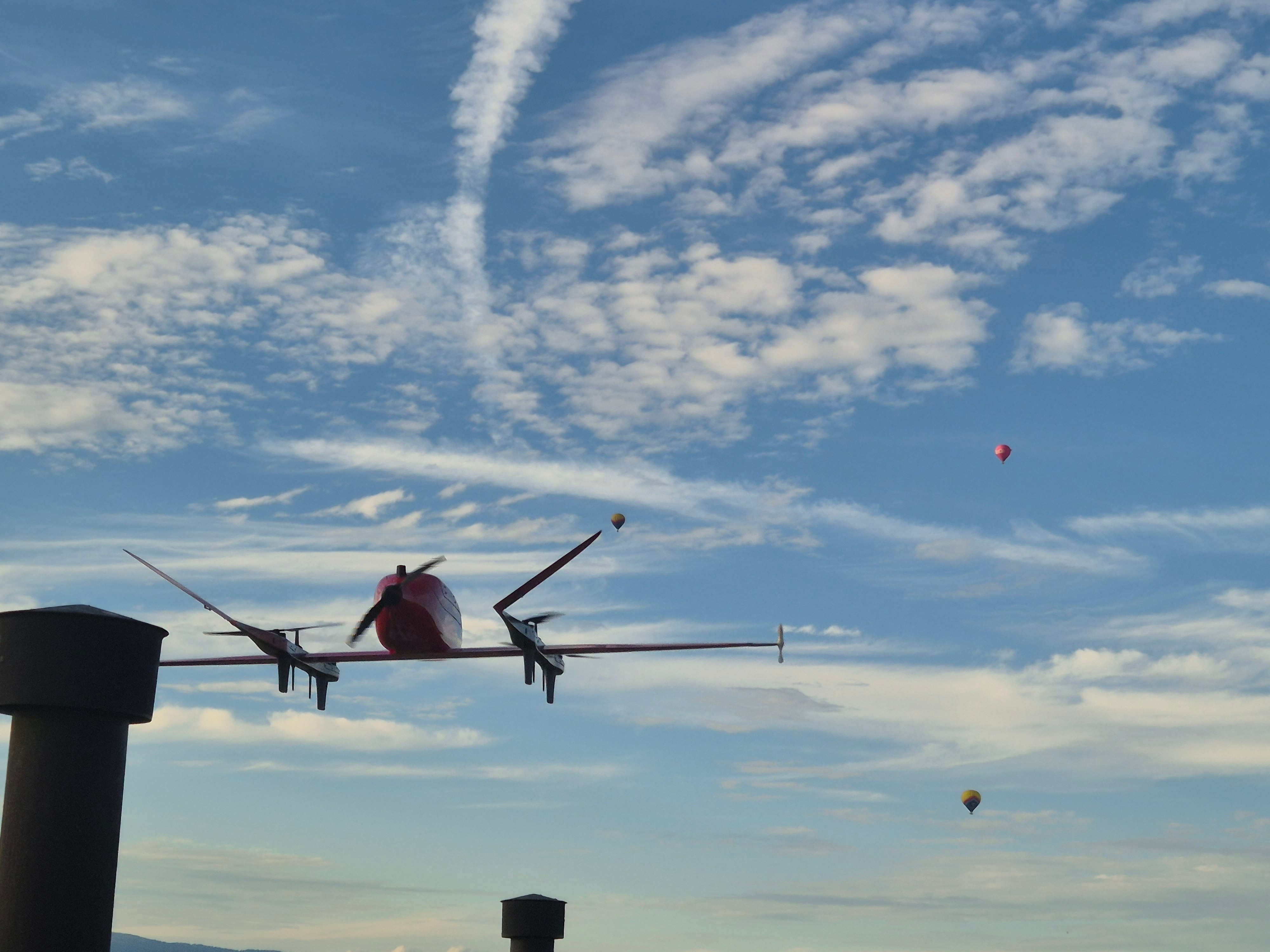 Eiger drone in flight