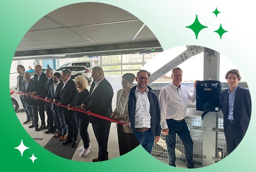 Eröffnung E-Mobility Hub Parkhaus Wiesbaden mit eM4-Wallboxen
