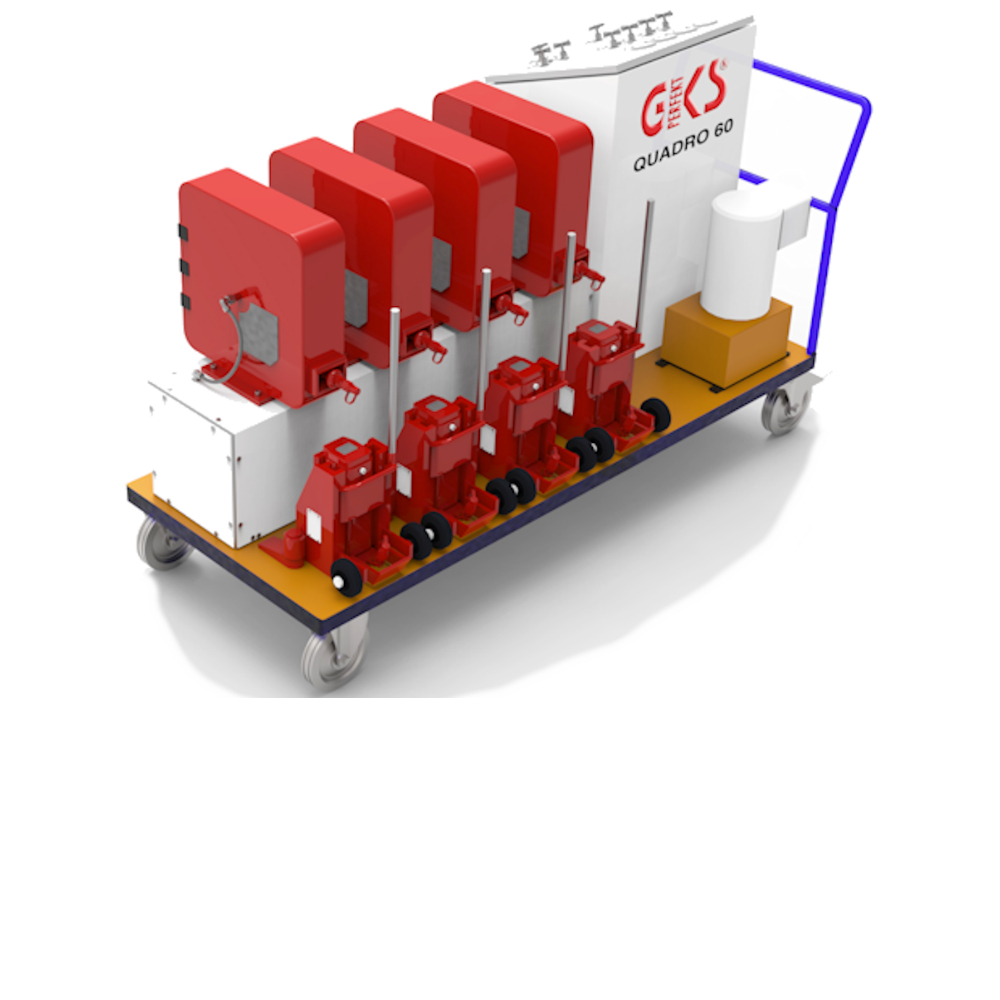 Synchrondruckwerk Quadro 60 – Synchronbetrieb von Hebegeräten