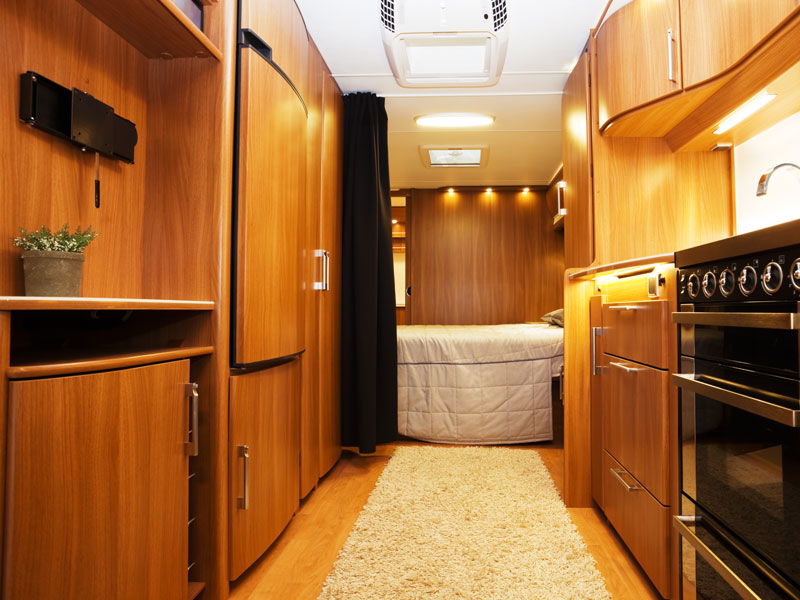 Formverleimte Bauteile Caravan