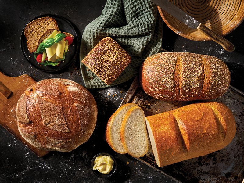 Sortiment (Dönerbrot, Fladenbrot, Pide, Simit)