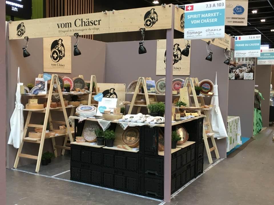 Auftritt an der Käse-Messe in Paris