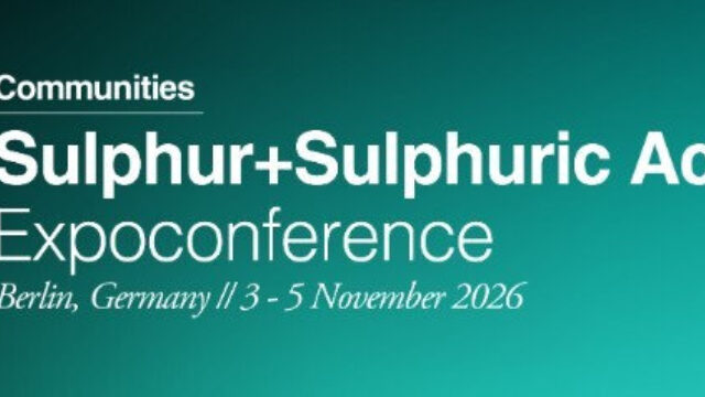 Auftritt der CP Pump Systems an der Messe CRU Sulphur+Sulphuric Acid 2026