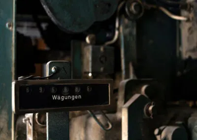 Wiegung im Betrieb