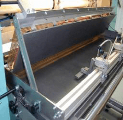 Materialeinlauf im Modulsystem