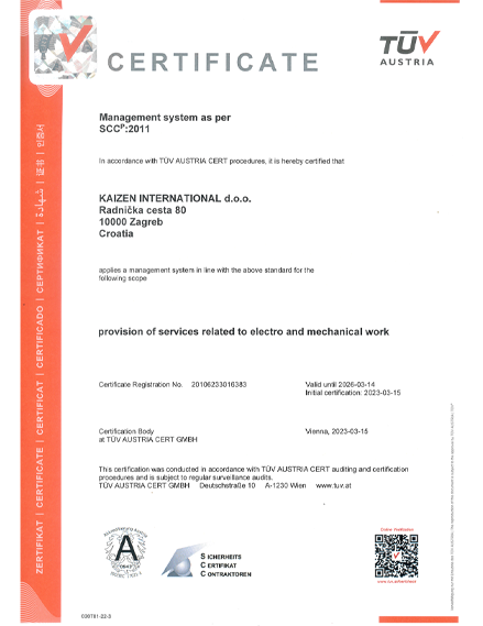TÜV-Zertifizierung