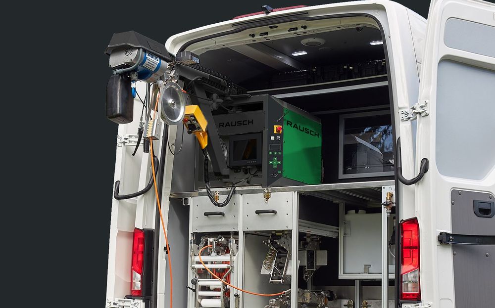 Tractor sewer inspection system