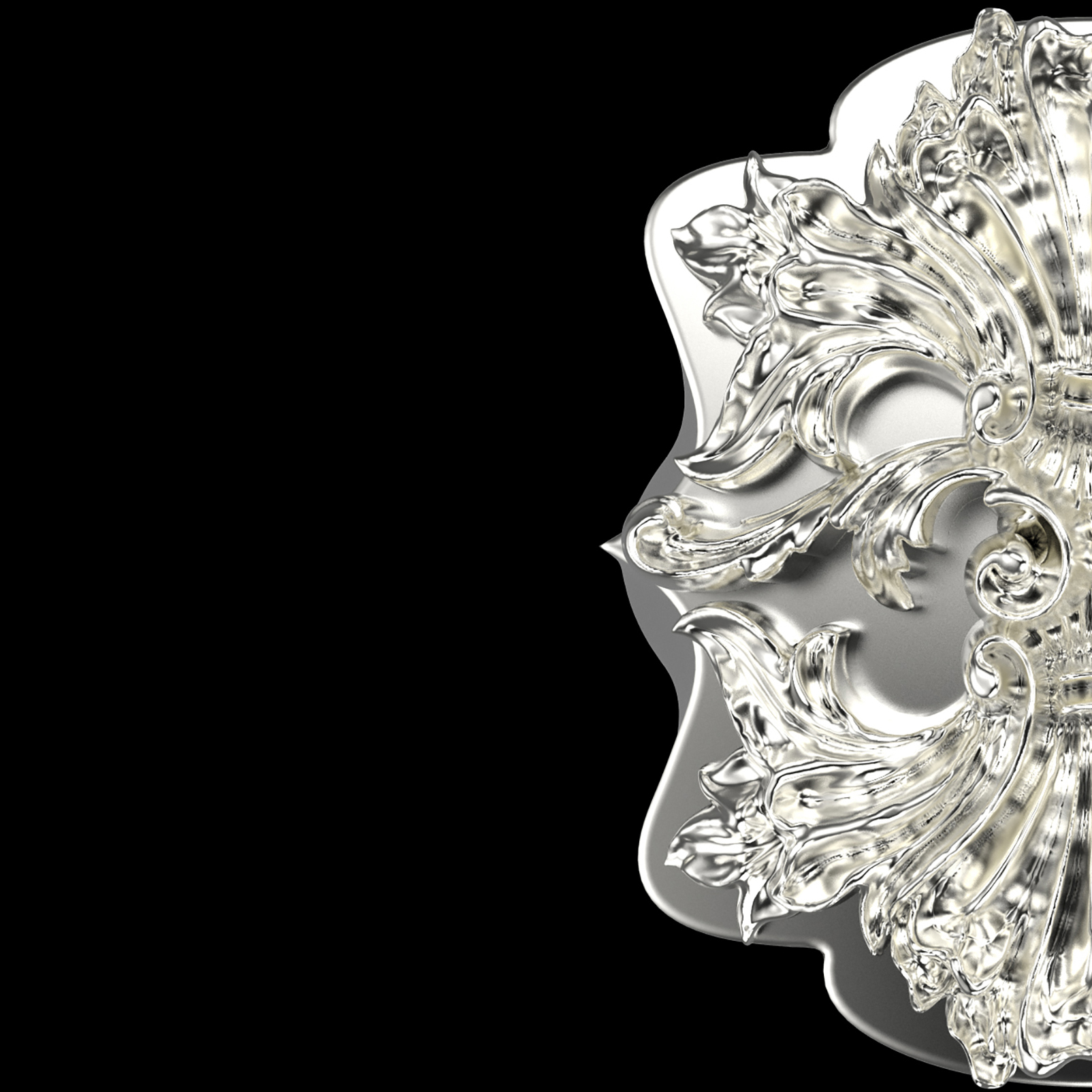 Ring ACANTHE, Silber