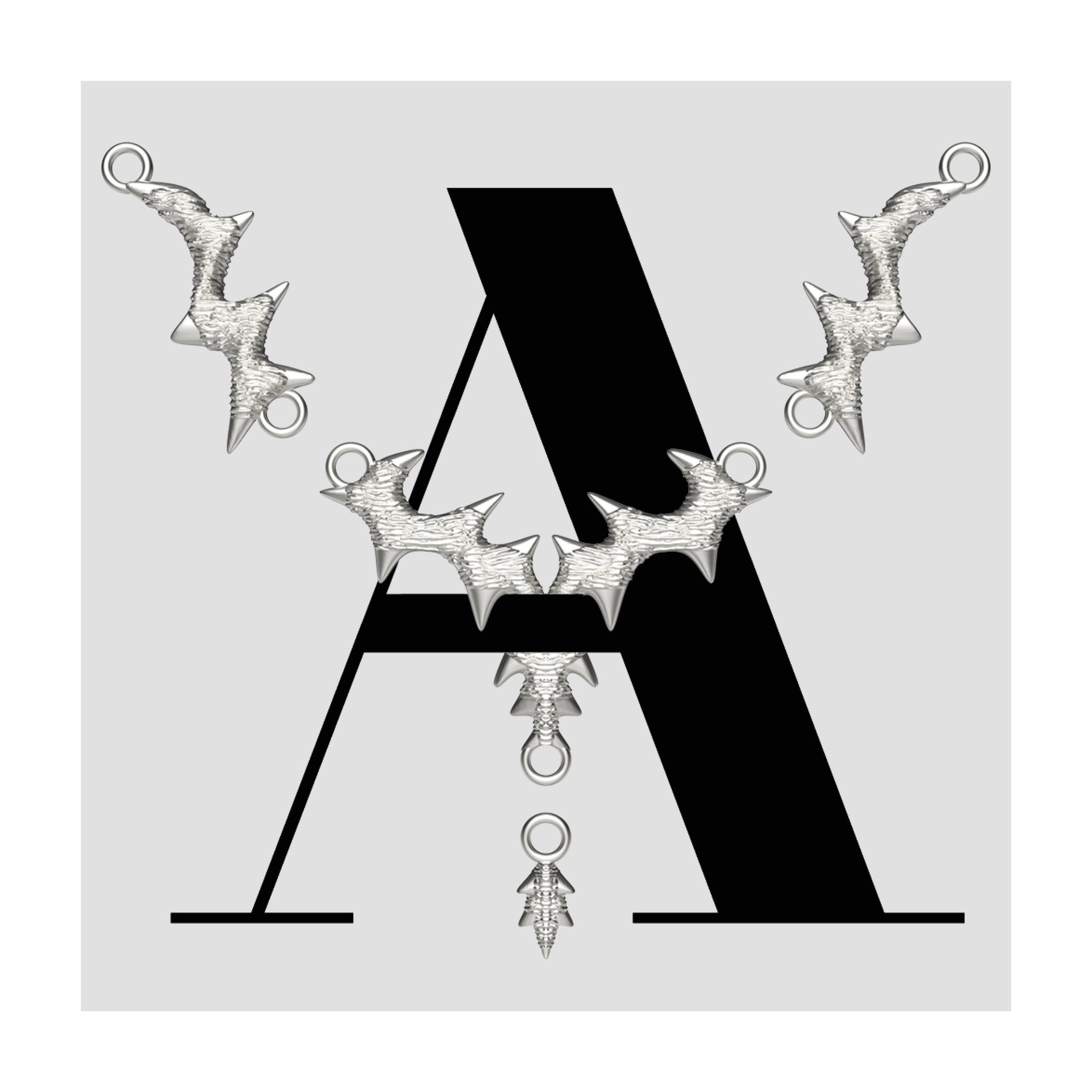 Halskette AUBEPINE, Silber