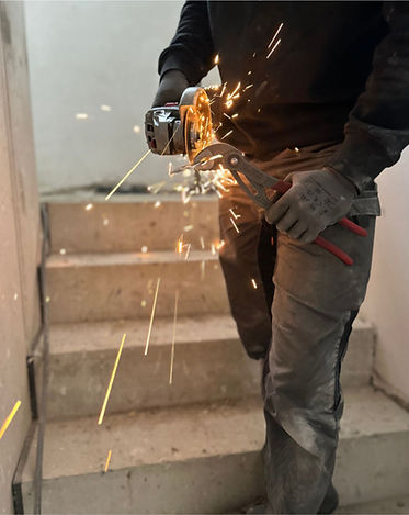 Metallbearbeitung im Rahmen von Schacht- und Anlagearbeiten