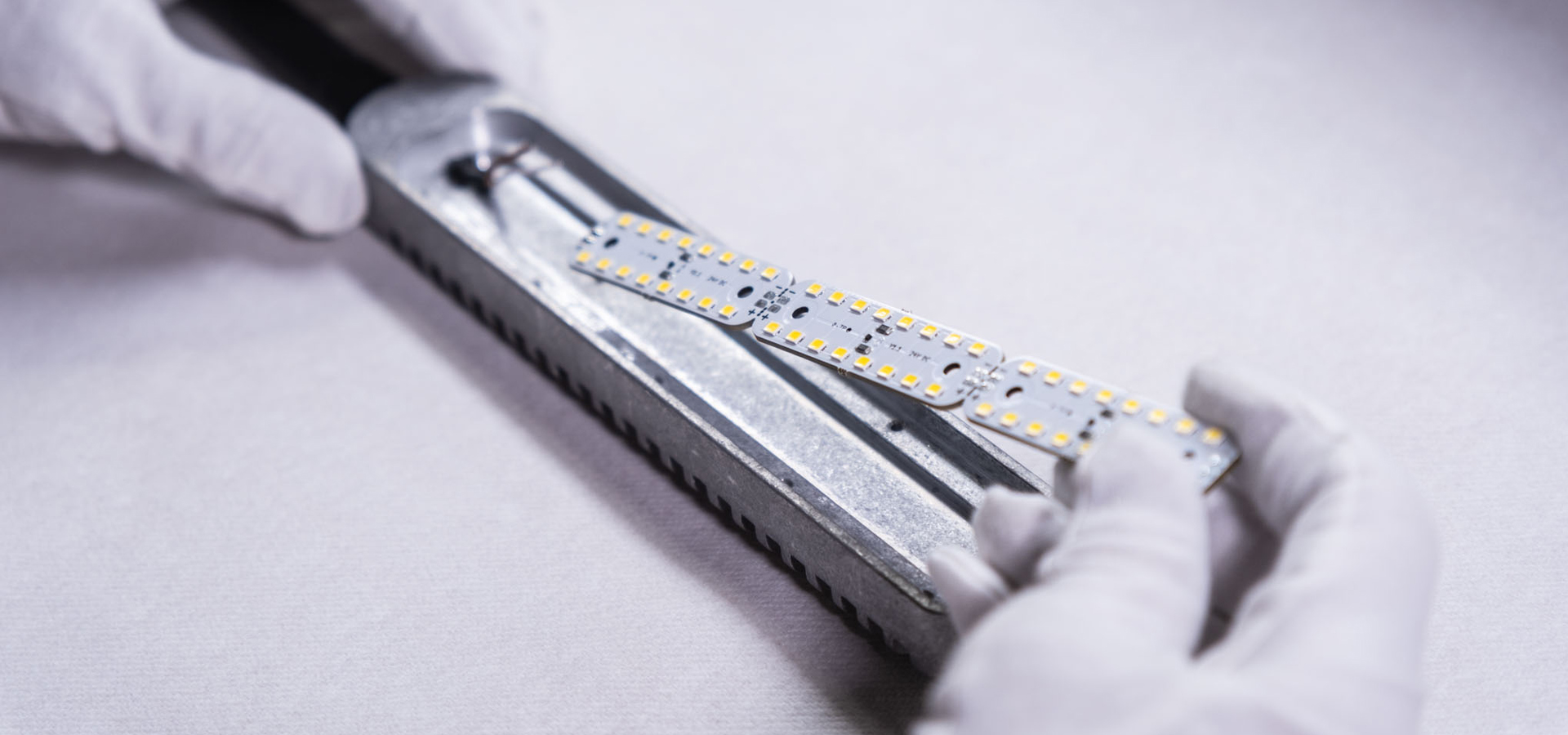 LED-Chip im Fluter