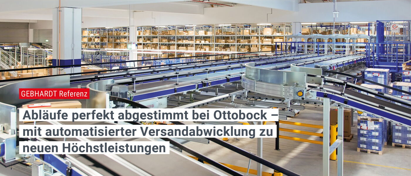 Intralogistikanlage bei Ottobock