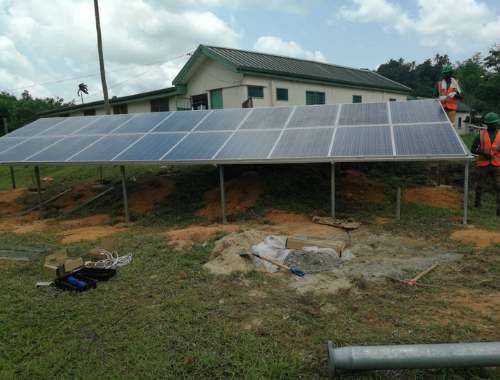 Projektinstallation Hybrid-Energiesystem
