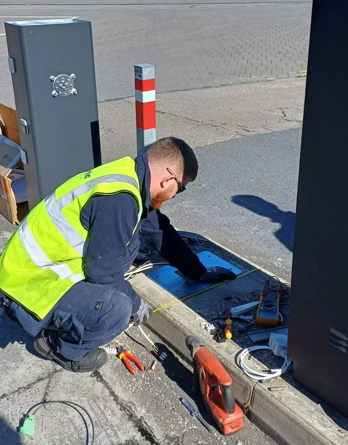 Techniker im Außendienst
