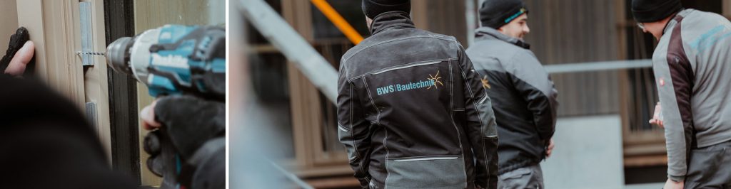 Montageeinsatz auf der Baustelle