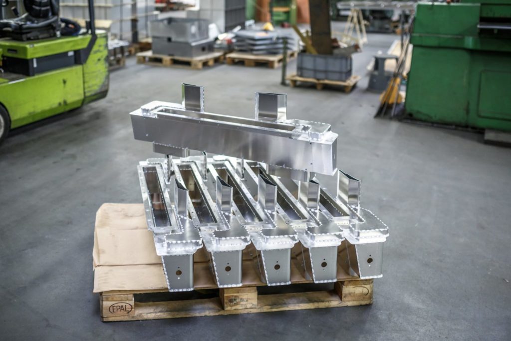 Geschweißte Aluminium-Baugruppen aus Blech