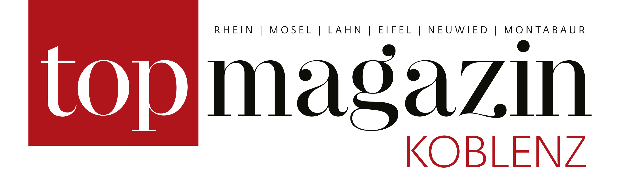 Titelschriftzug Top Magazin Koblenz