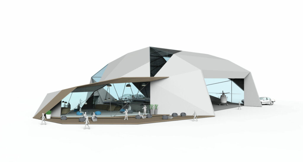 Hangar V_05 (Mehrfachparkierung, Business Jets)