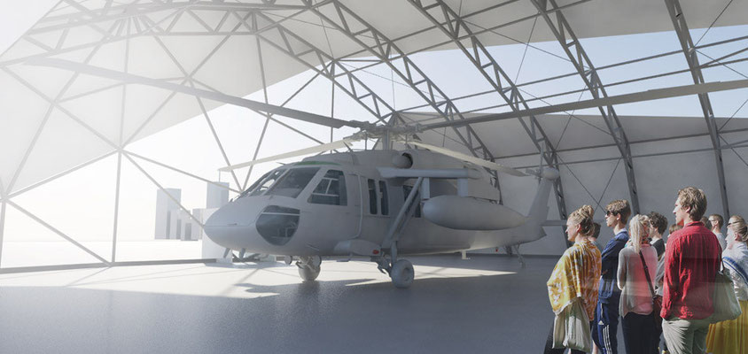 Hangar V_03 (große Helikopter, kleine Business Jets)