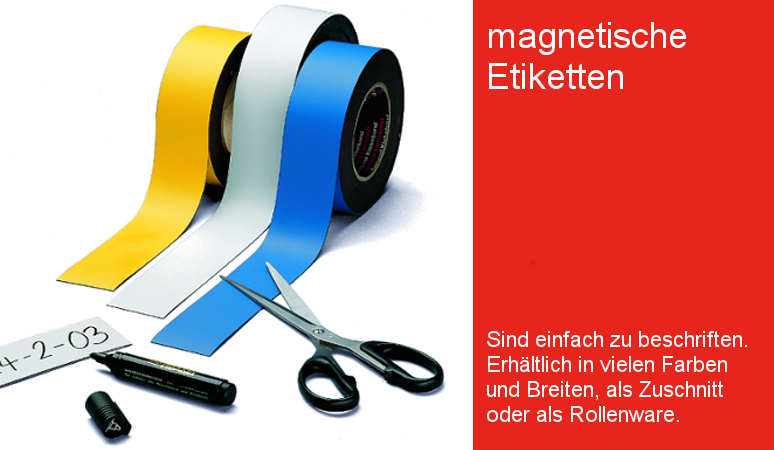Magnetische Etiketten