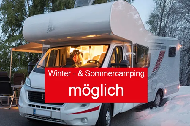 Wintercamping-Stellplatz