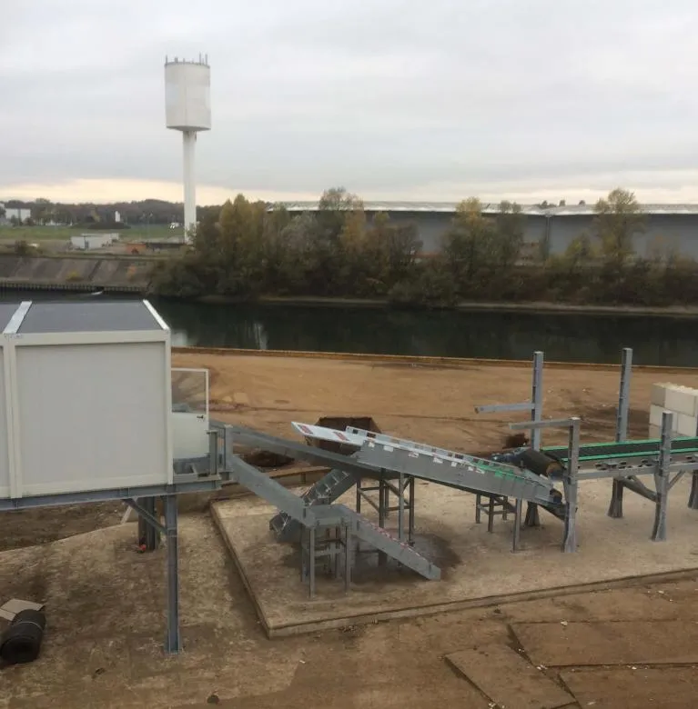 Förderer für GDE-Recycling