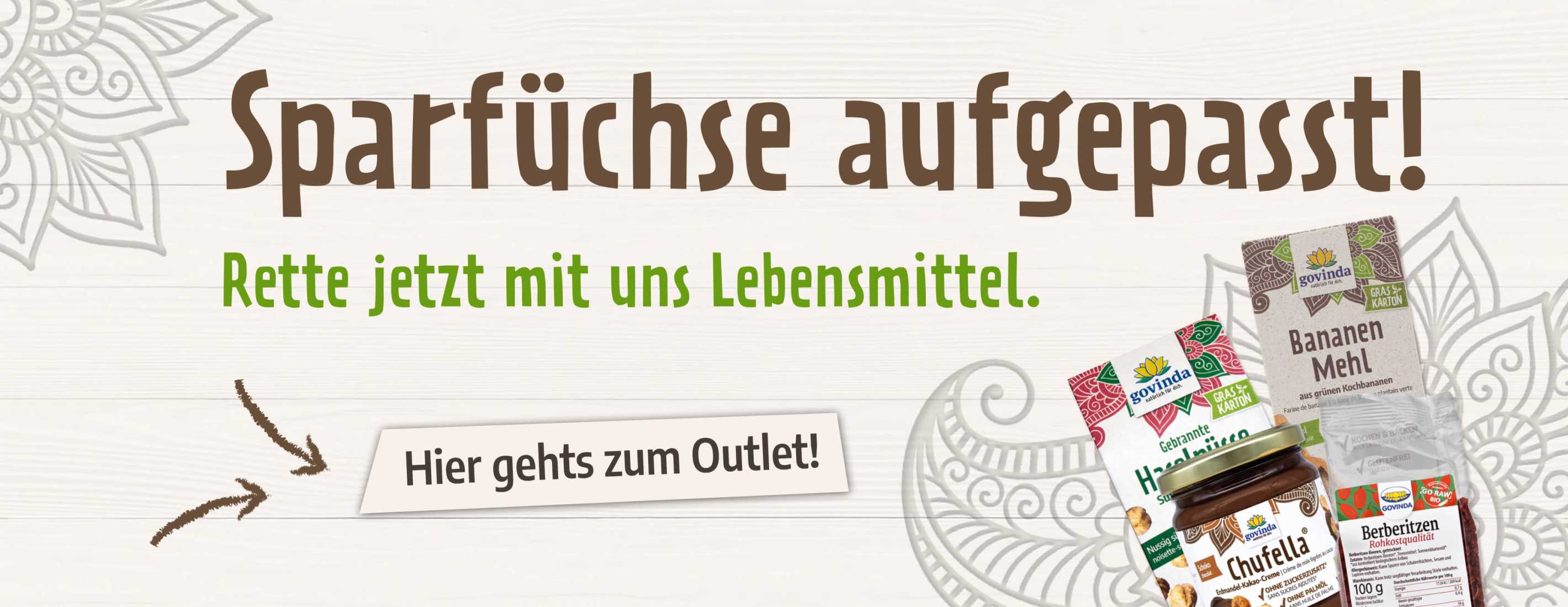 Govinda Outlet – Lebensmittel retten und sparen