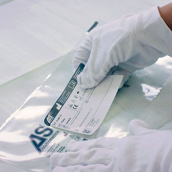 Verpacken und Etikettieren