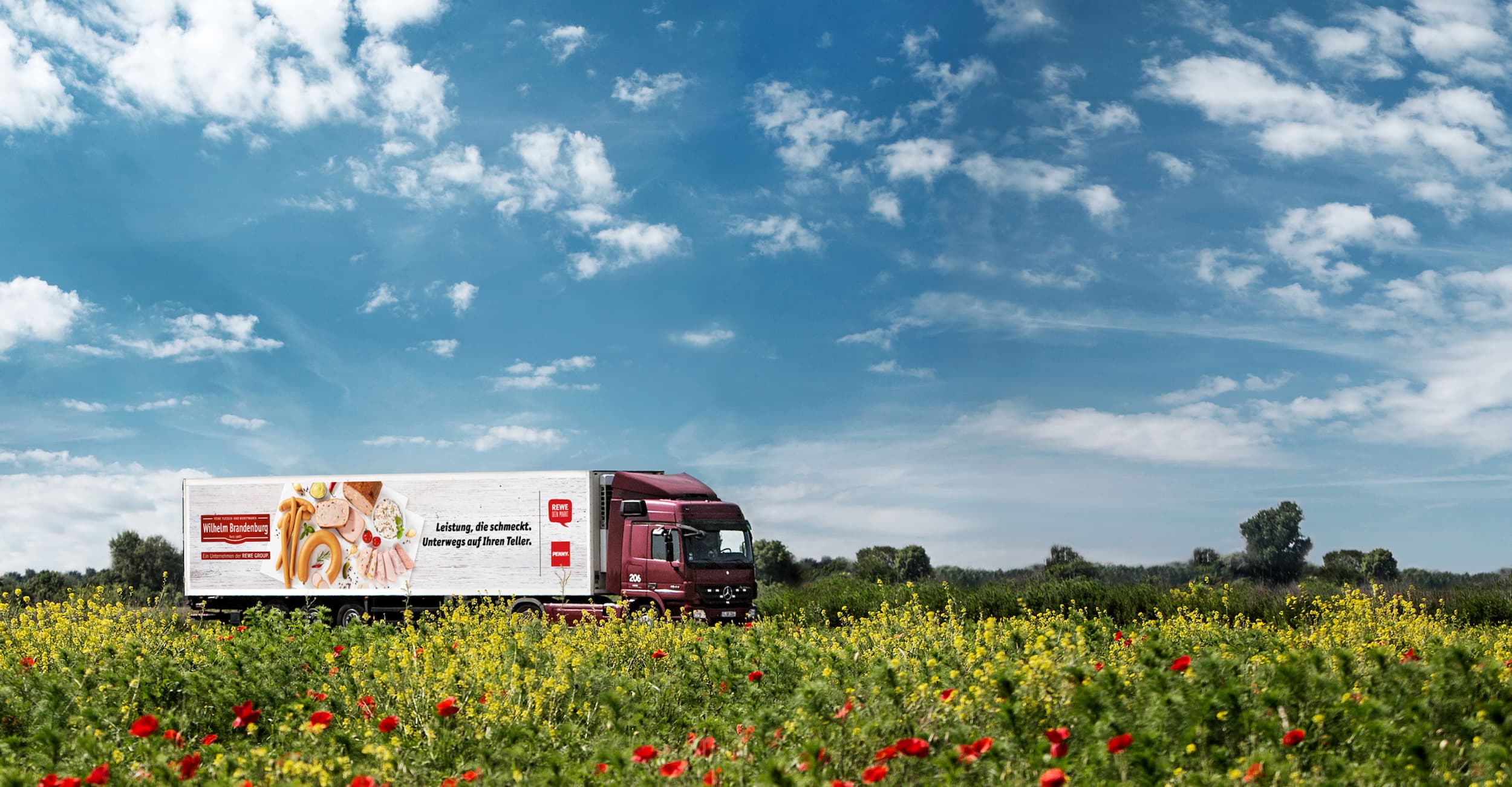 LKW der Frischdienst-Logistik