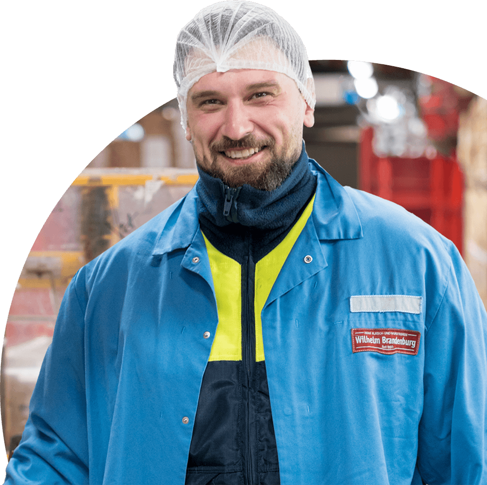 Produktionsmitarbeiter in der Fleischverarbeitung