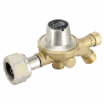 Gas pressure regulator as soldering accessory