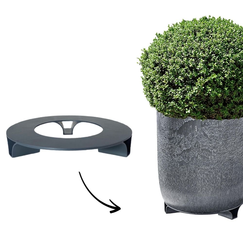 Blumentopf-Untersetzer, Anthrazit, 27 cm