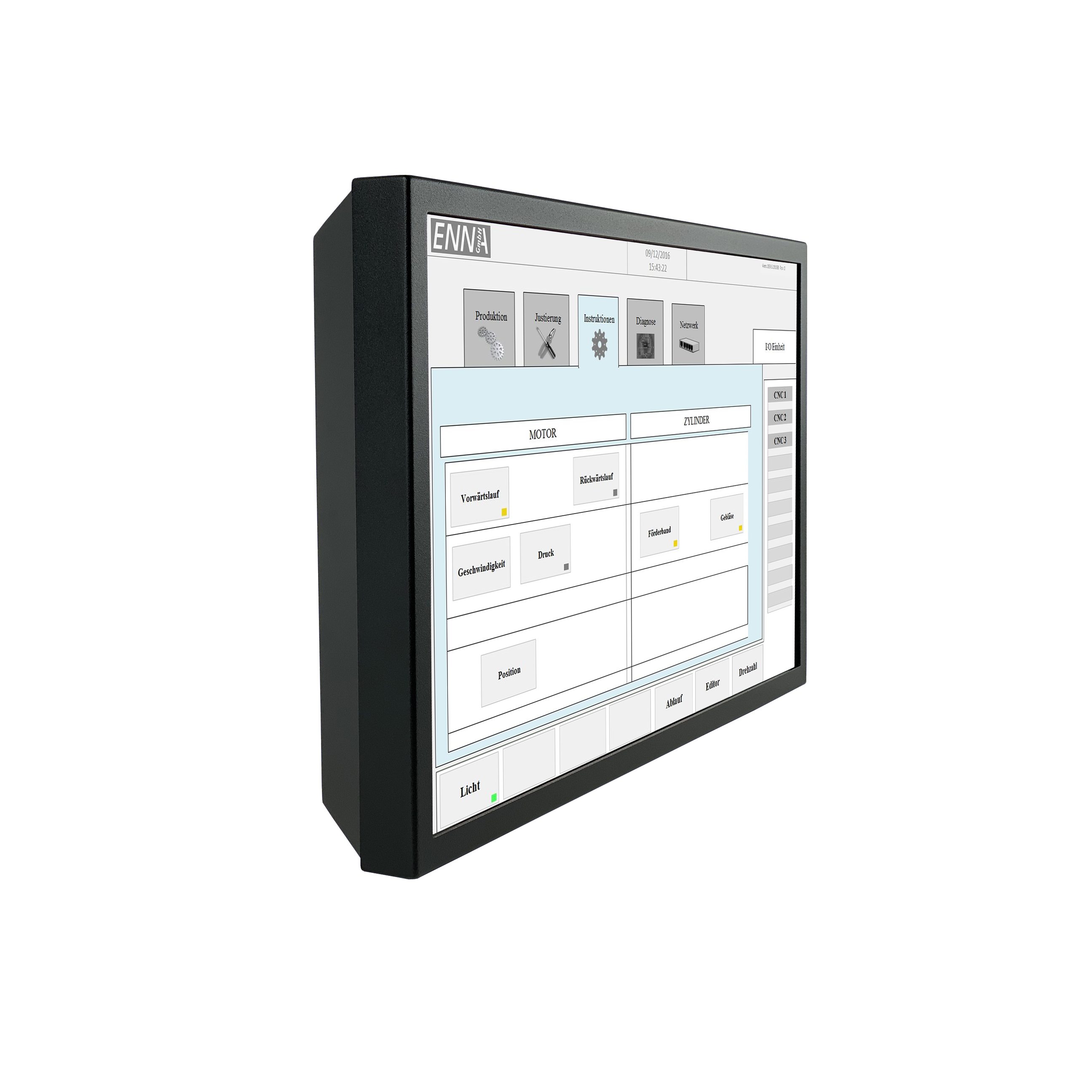 Slimline Monitor (12–21,5 Zoll)