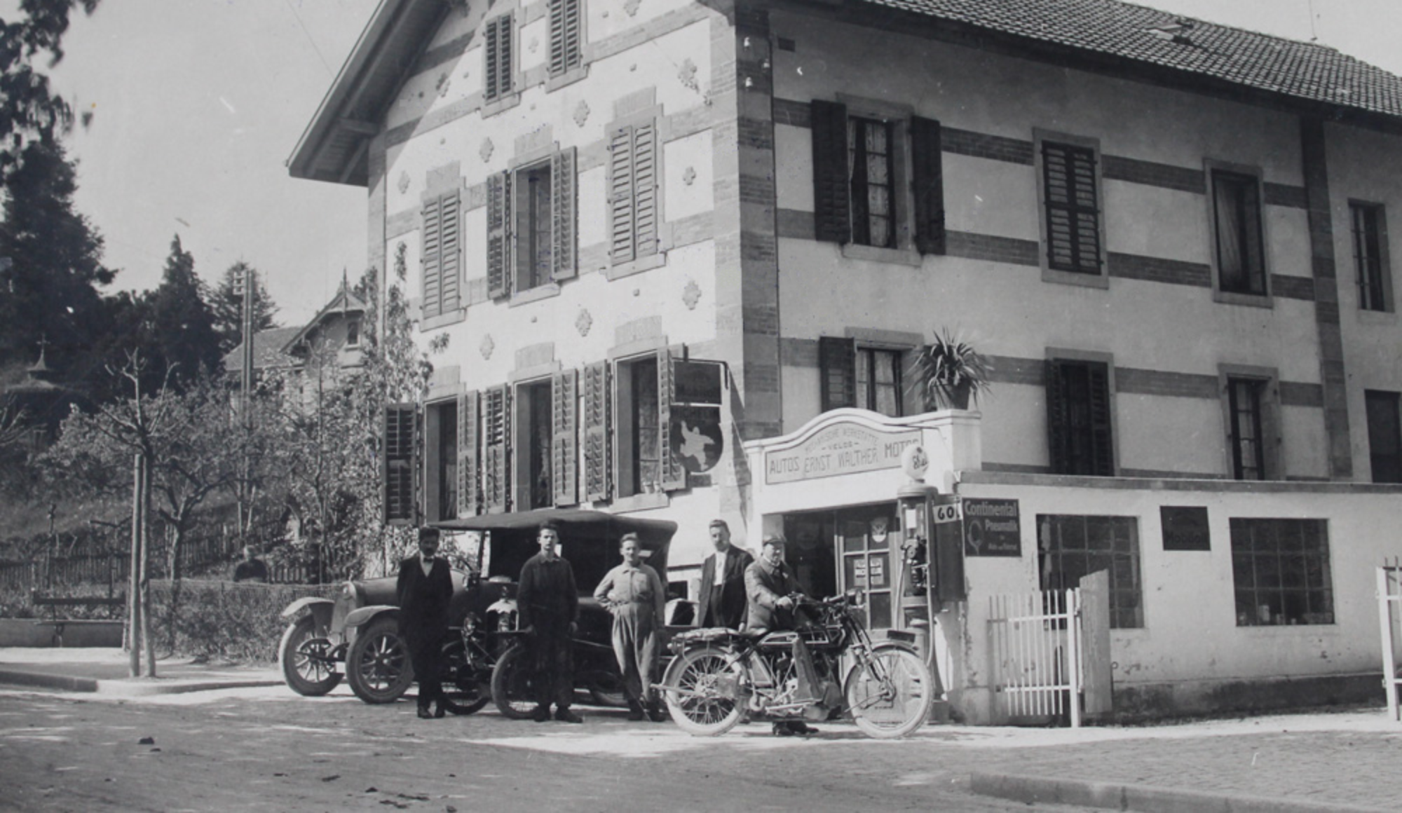 1922: Eröffnung der mechanischen Werkstatt durch Ernst Walther sen.
