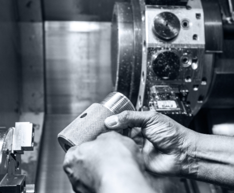Gedrehtes CNC-Bauteil