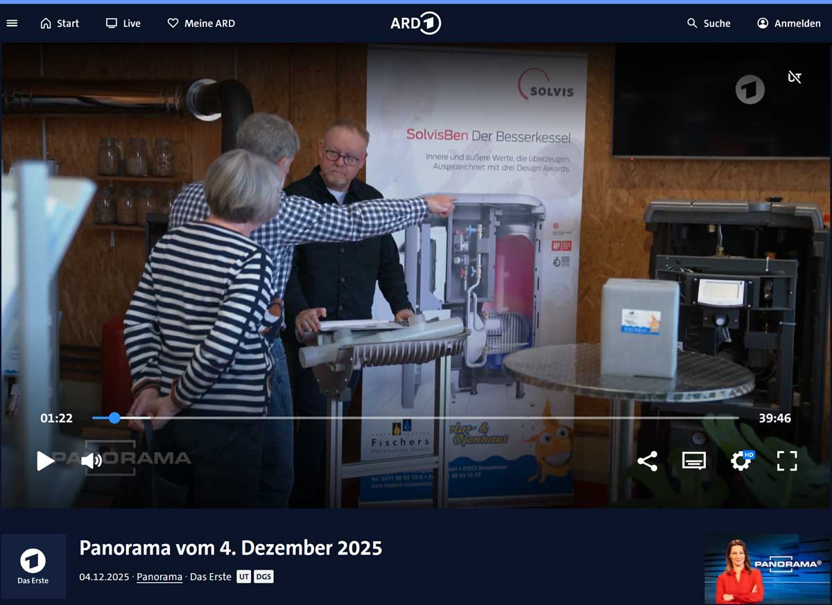 NDR Panorama Beitrag zu Wärmepumpen