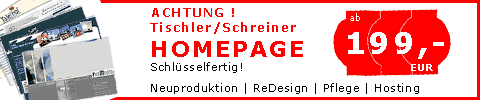 Sponsorfläche Homepage-Erstellung