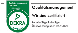 DIN EN ISO 9001 Zertifikat