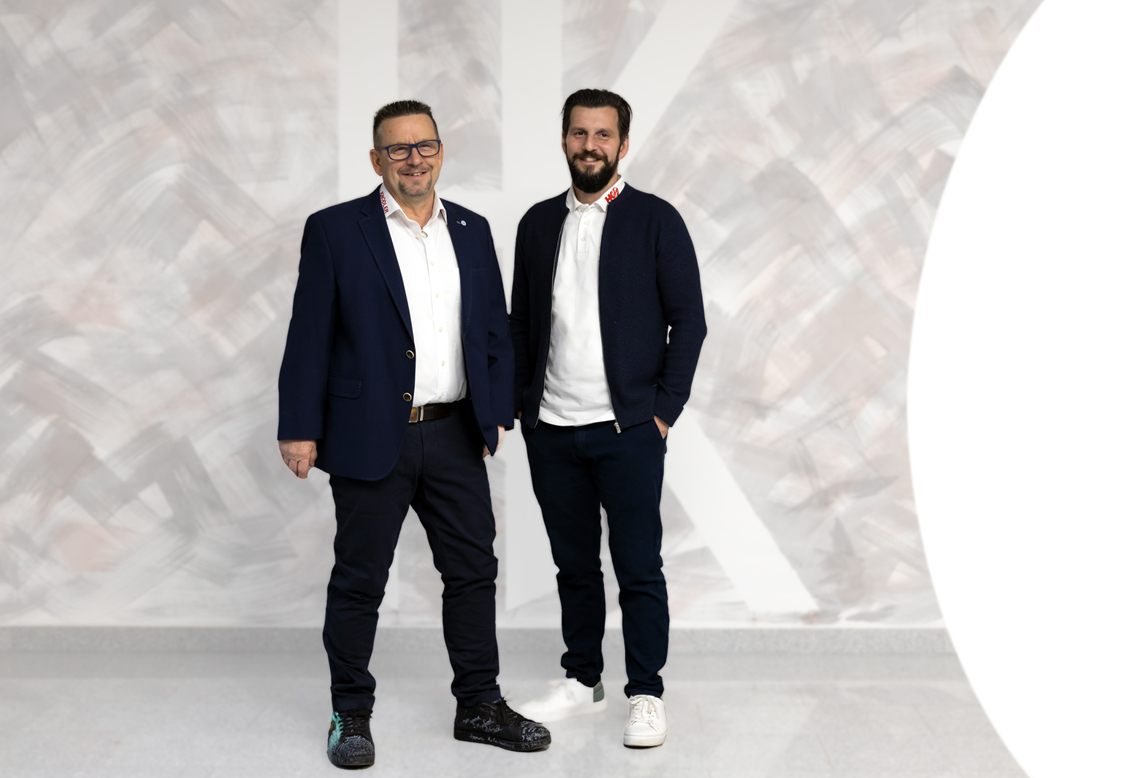 Geschäftsführung Hubert und Martin Knödler
