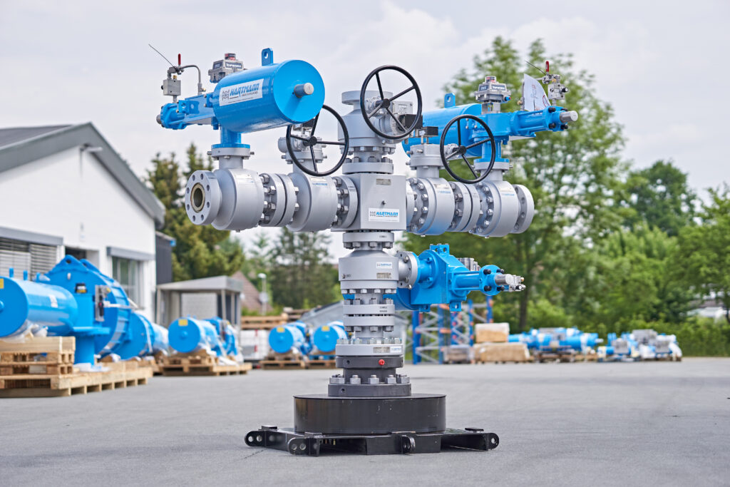 Bohrlochkopf (Wellhead) für Geothermie